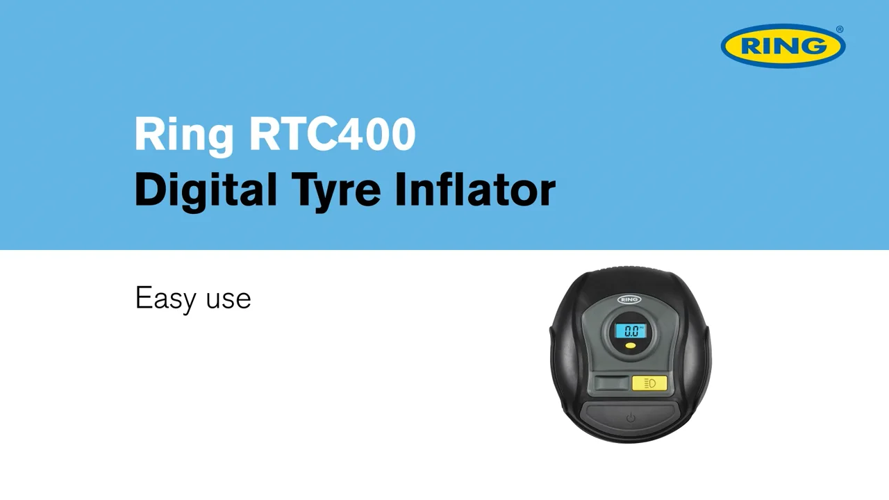 Ring rtc400 digital led tyre deals inflator