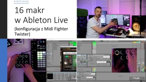 MAX4LIVE | Obsługa 16 makr z MIDI Fighter Twister