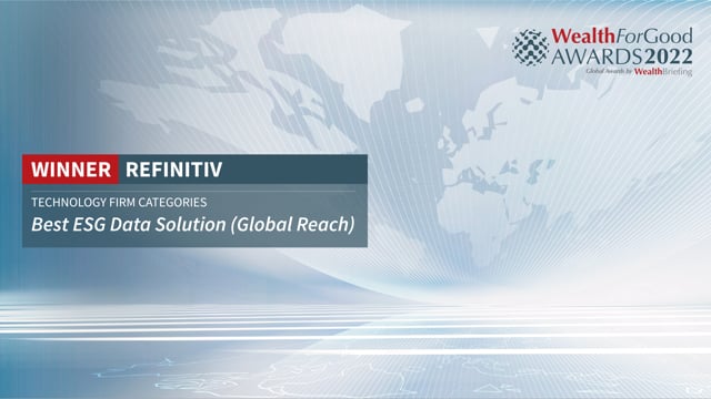 Refinitiv – A Top-Class ESG Data Solution placholder image