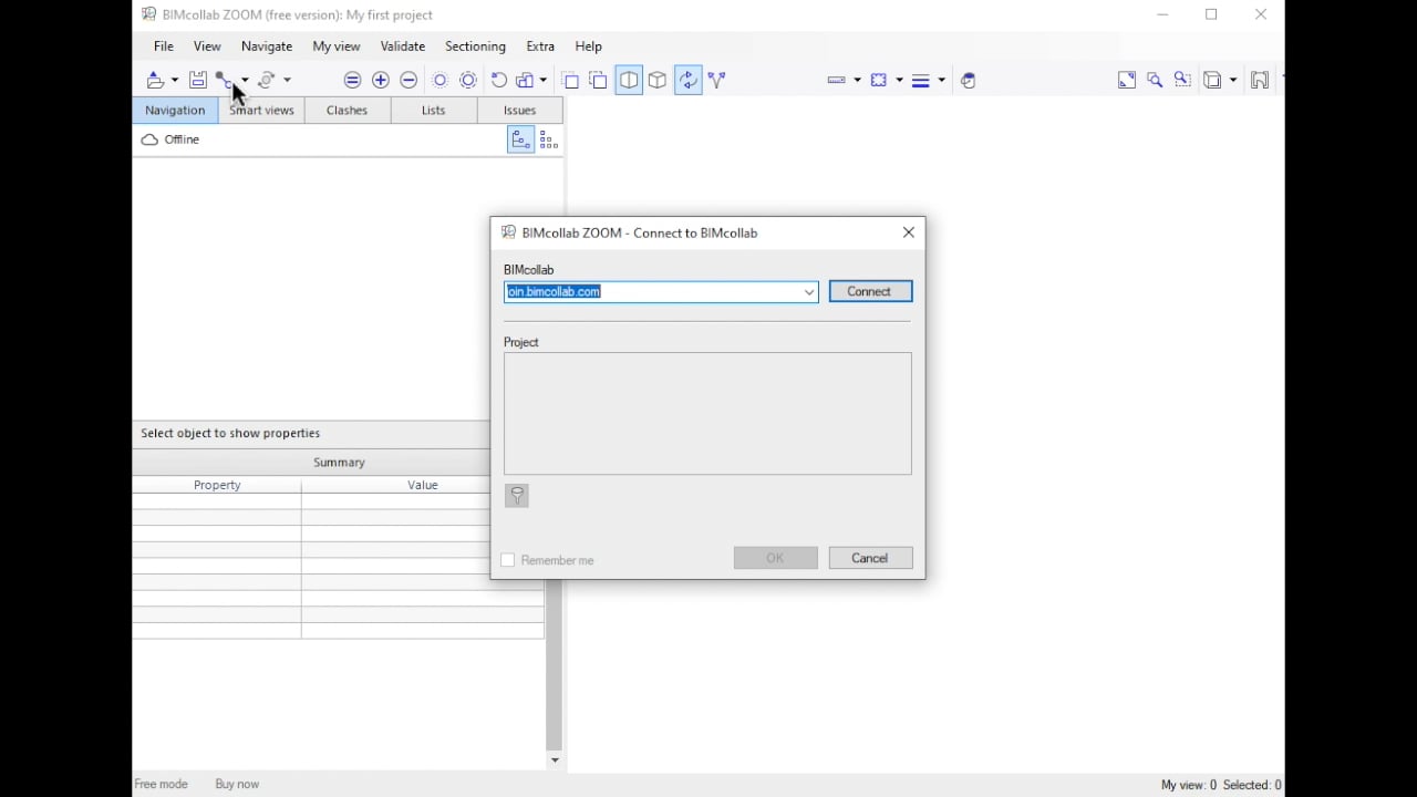 connect to example project on Vimeo