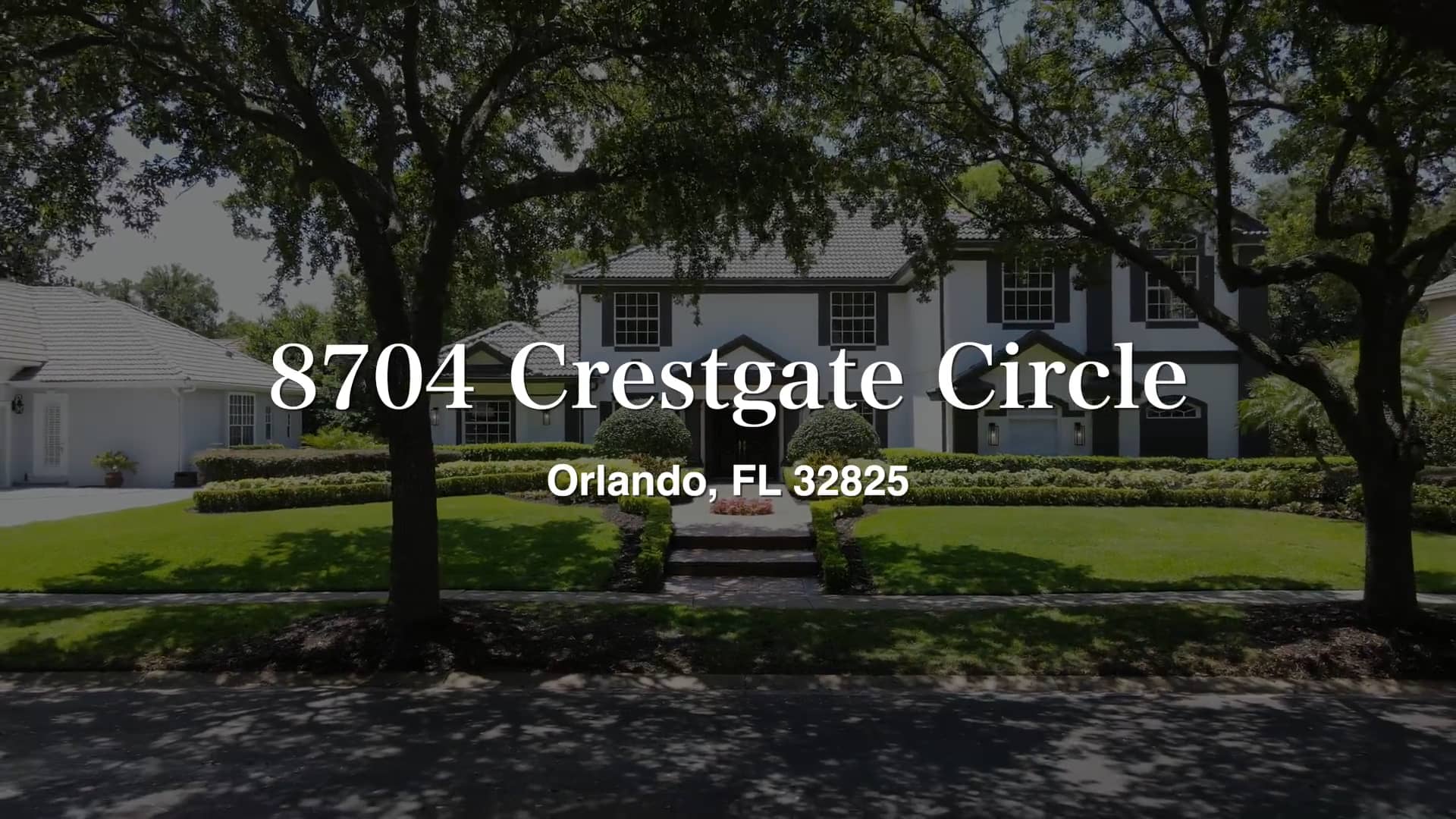 8704 CRESTGATE CIR, ORLANDO, FL 32819 on Vimeo