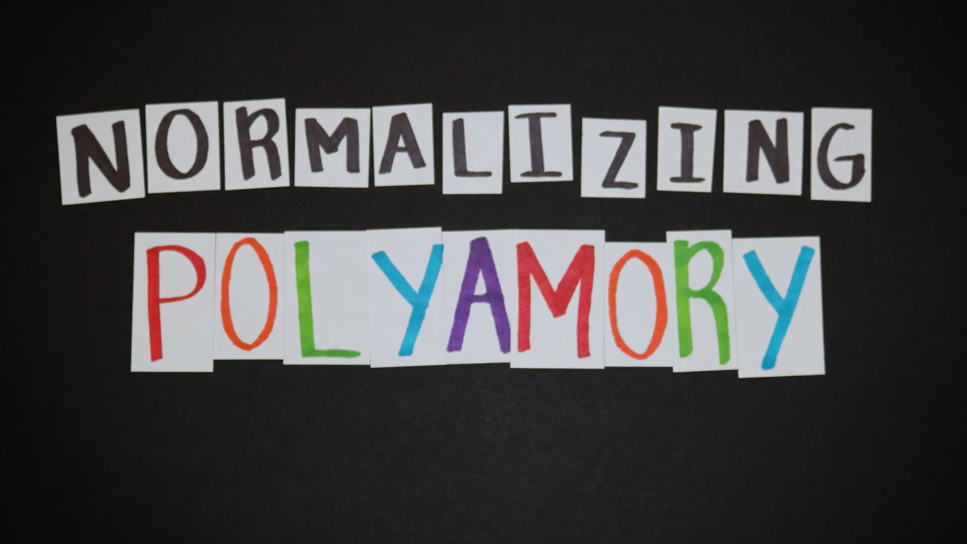 Normalizing Polyamory