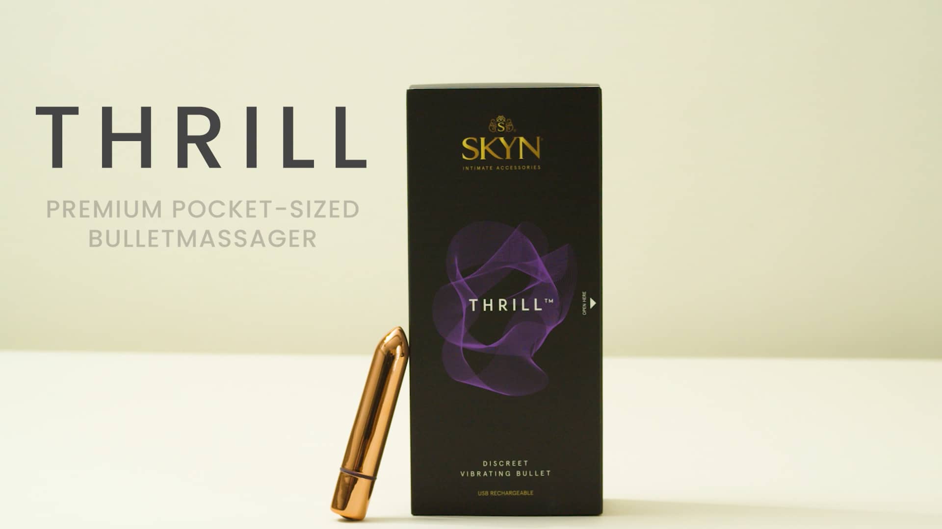 SKYN® Thrill Discrete Vibrating Bullet on Vimeo