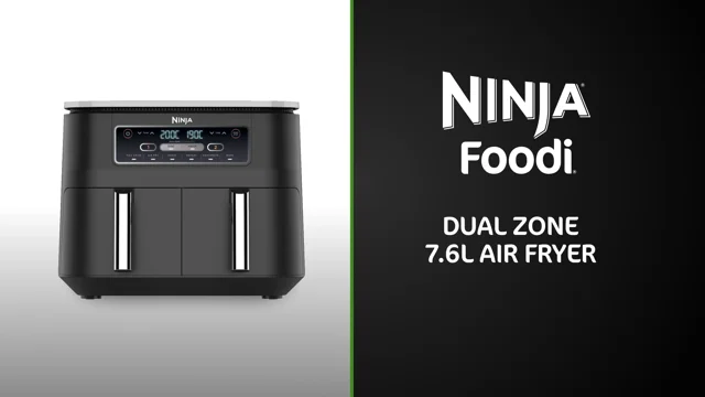 Ninja Foodi AF300UK Dual Zone Air Fryer, 7.6L