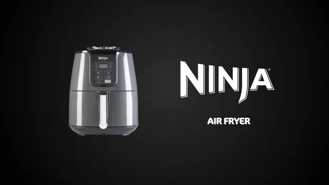 Ninja 4 Quart Air Fryer with Reheat & Dehydrate, Black/Silver, AF100WM