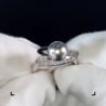 Видео: Кольцо из белого золота 750 пробы с морским жемчугом Таити и бриллиантами