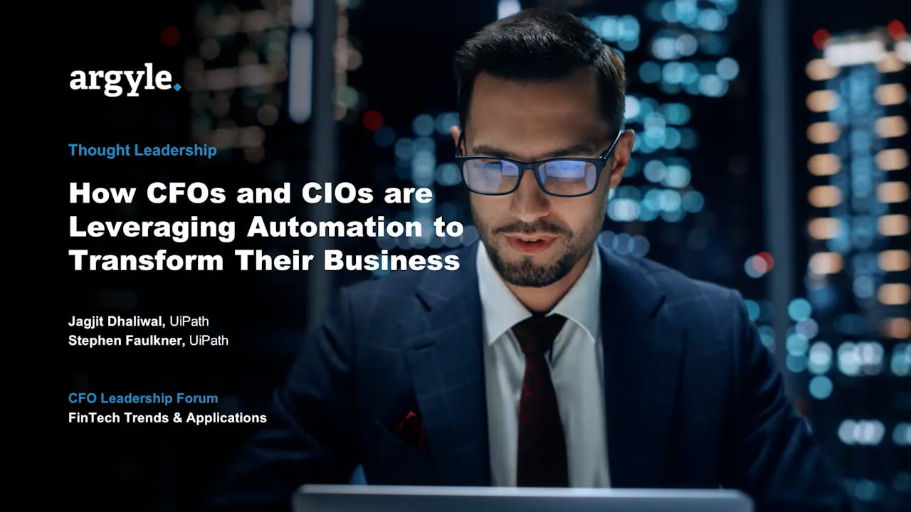THOUGHT LEADERSHIP: How CFOs and CIOs are Leveraging Automation to ...