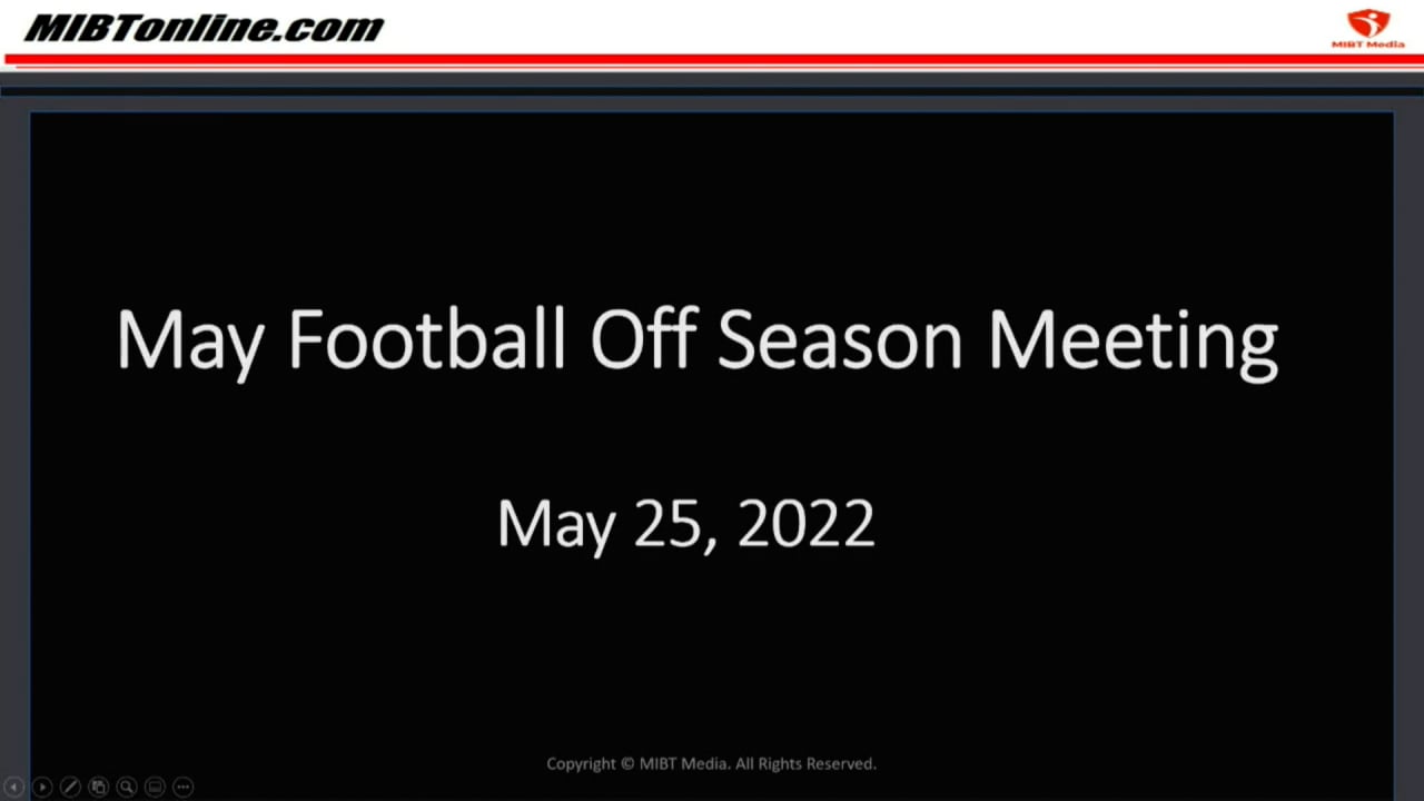 May Off Season FB Meeting