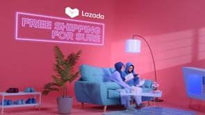 Lazada "Free Shipping for Sure"