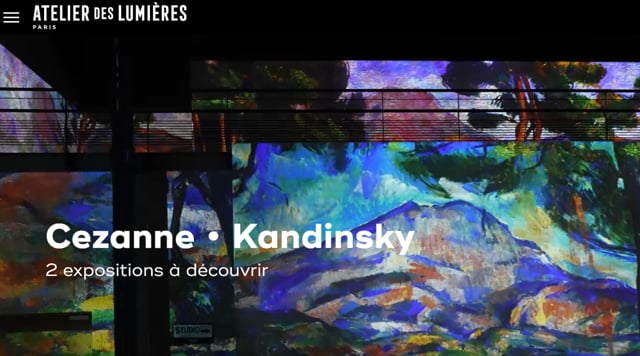 P Cezanne Kandinsky Atelier Des Lumieres Paris Mai 22 On Vimeo