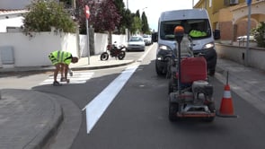 Campanya de pintura de la zona viària