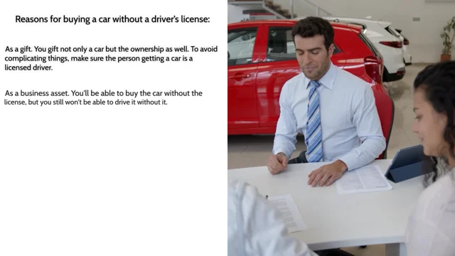 Do i need a driver's license to buy a 2024 car