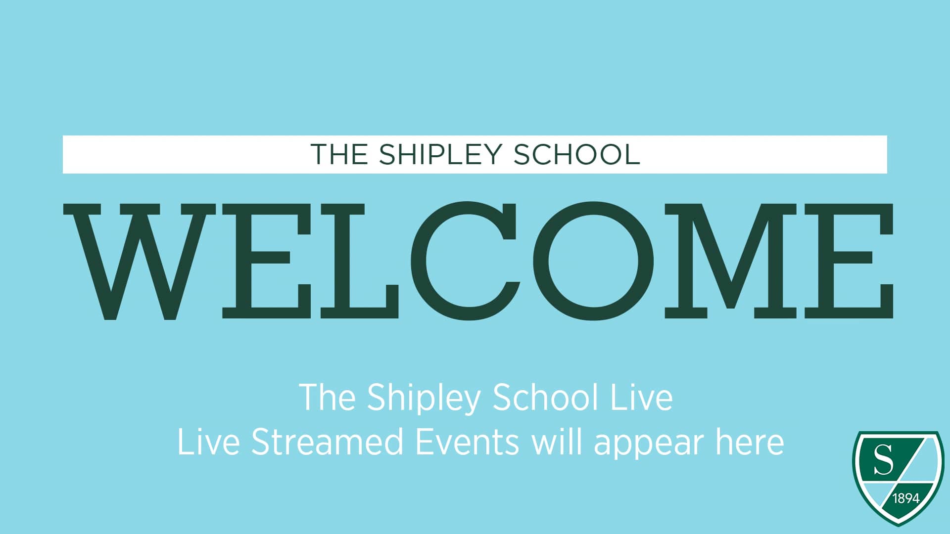 Shipley School Live on Vimeo