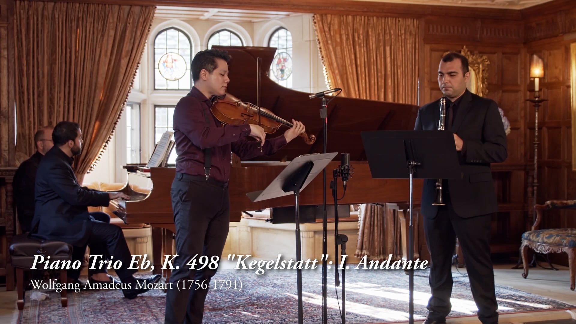 Mozart Kegelstatt Trio, Live from Elm Court  Narek Arutyunian, Chieh-Fan Yiu, and Louis Lohraseb