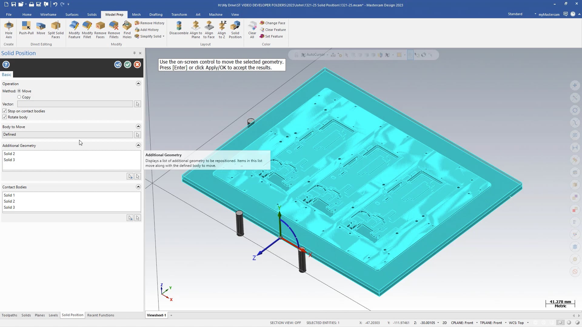 Direct Solids - Model Prep