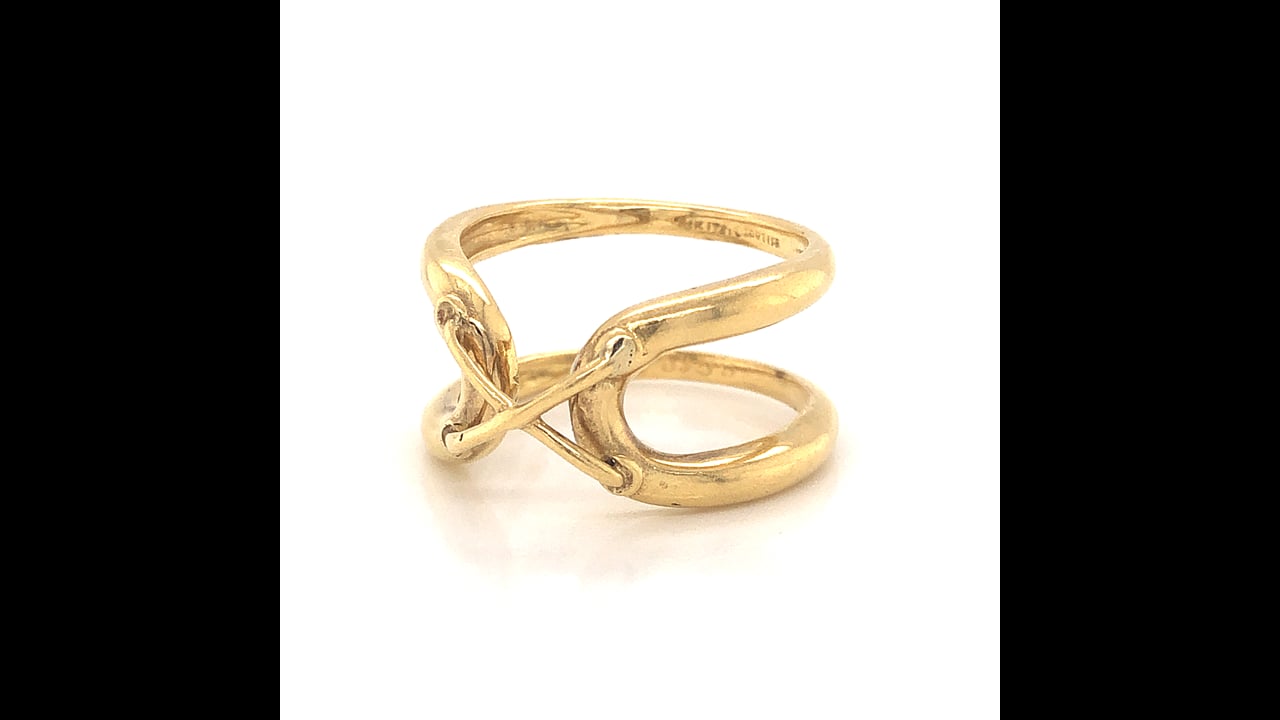 Cartier Corset Ring In 18k Yellow Gold – Filigree Jewelers