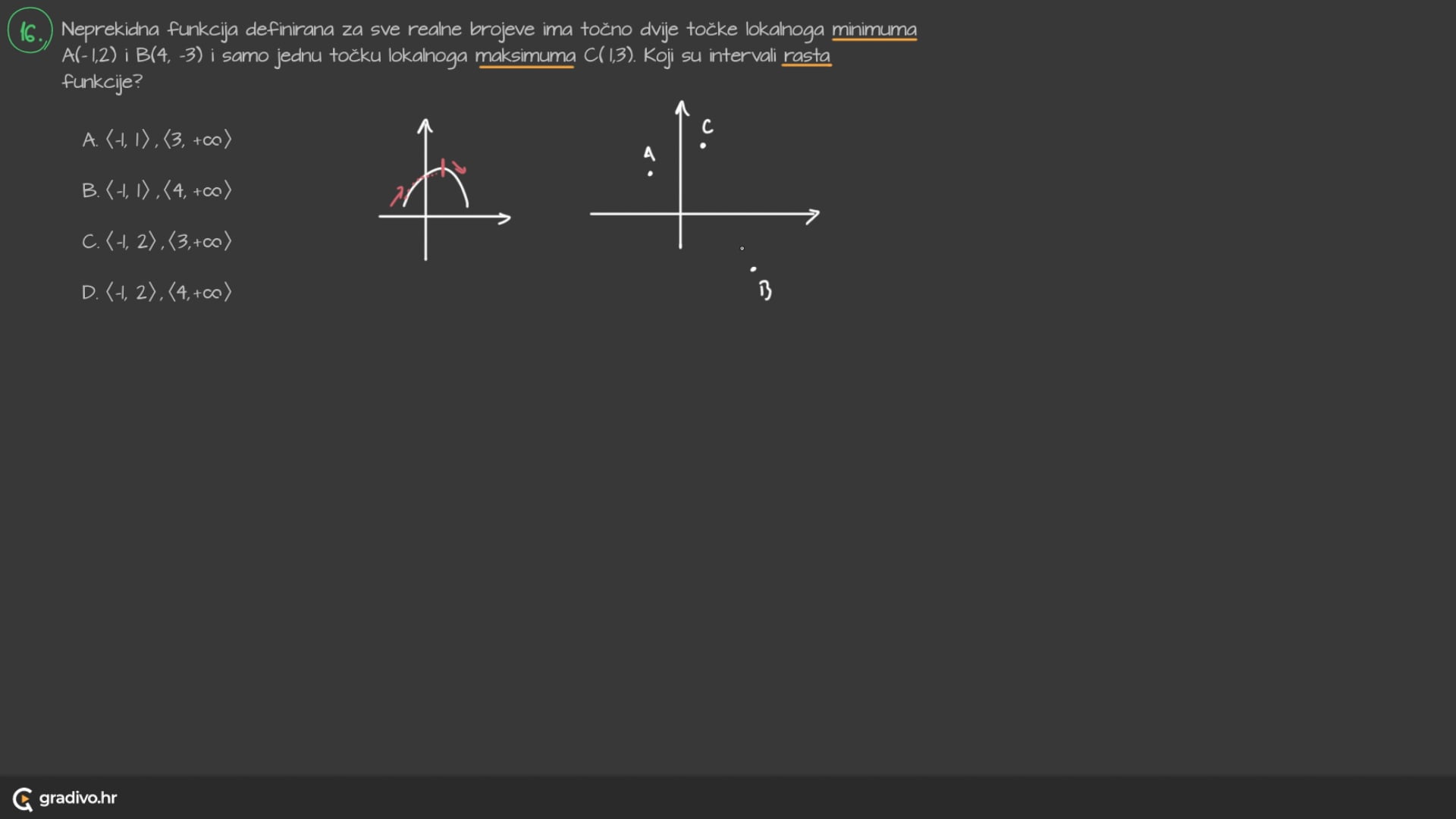 Matematika A - 2022. ogled, 16.