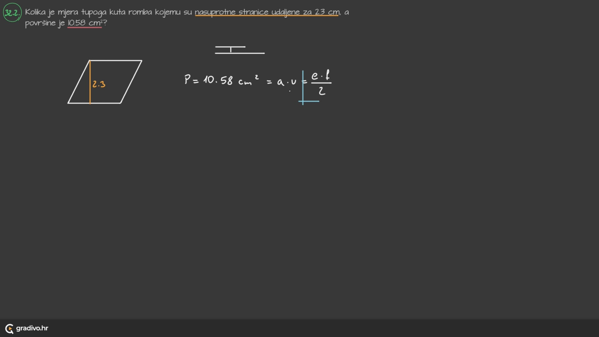 Matematika A - 2022. ogled, 32.2.