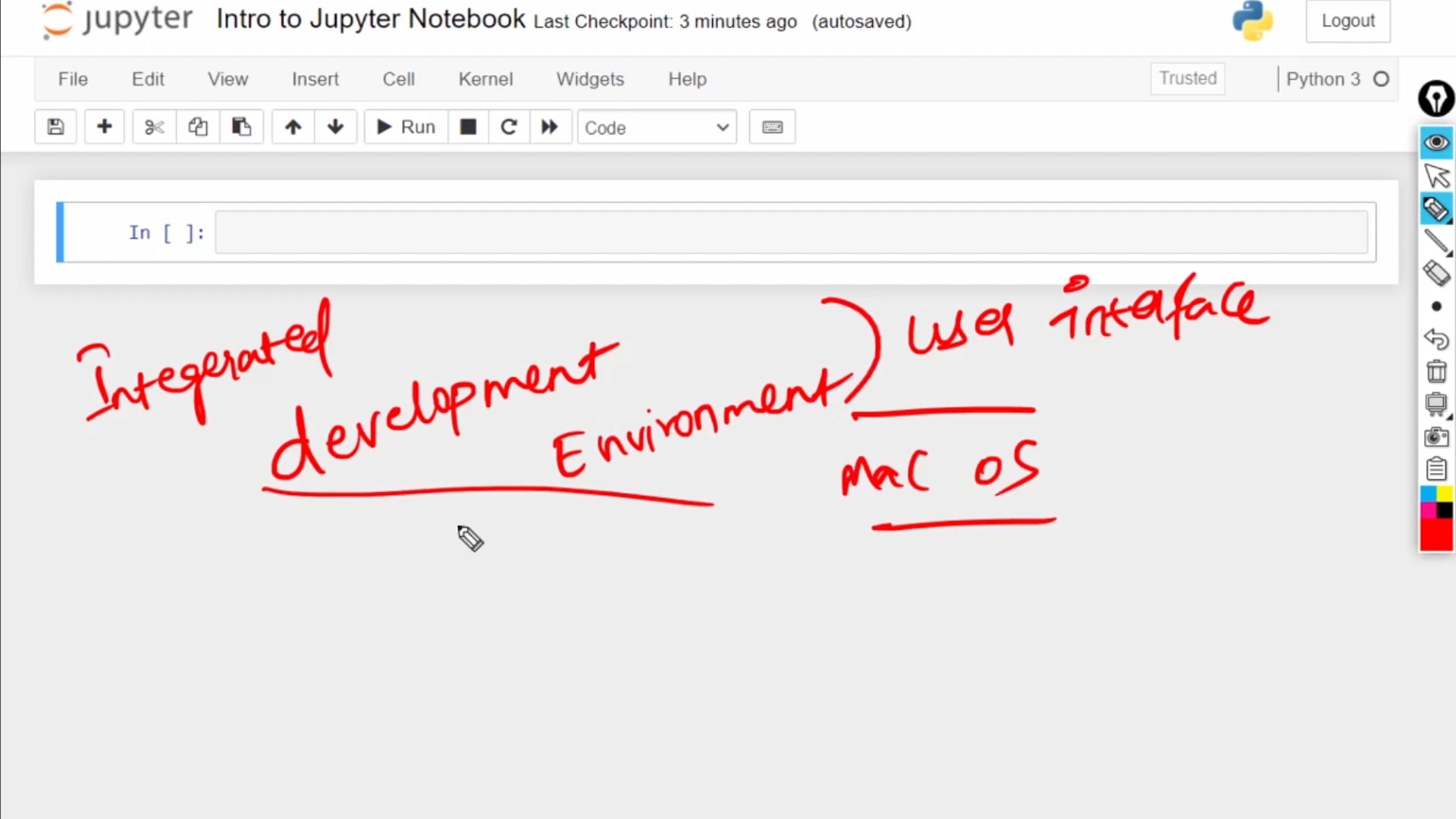 Getting Started with Jupyter Notebook on Vimeo