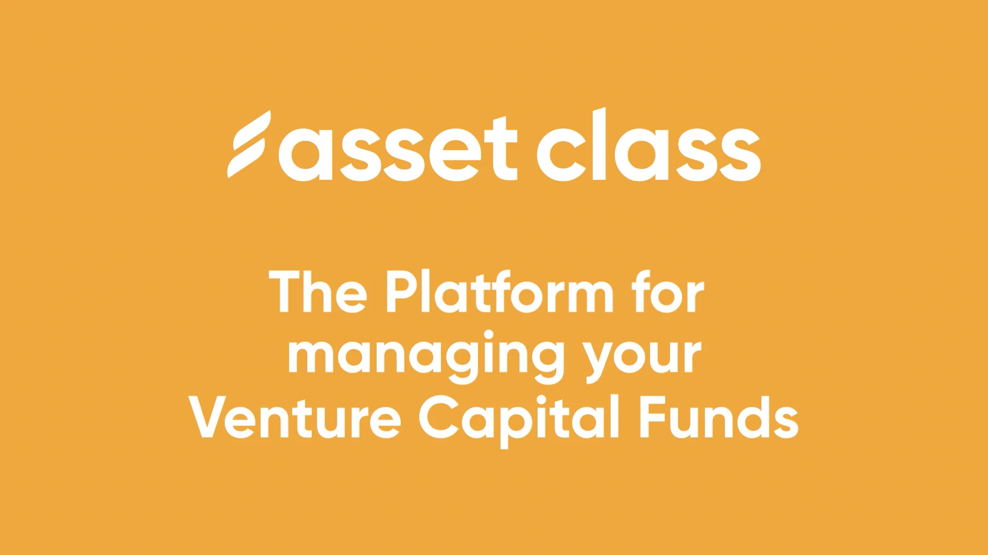 Asset Class VC. Software for Venture Capital Firms to manage the ...