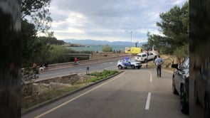 Un turisme cau al rec de Molí i la seva ocupant en surt il·lesa