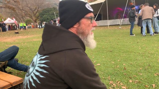 Man from side