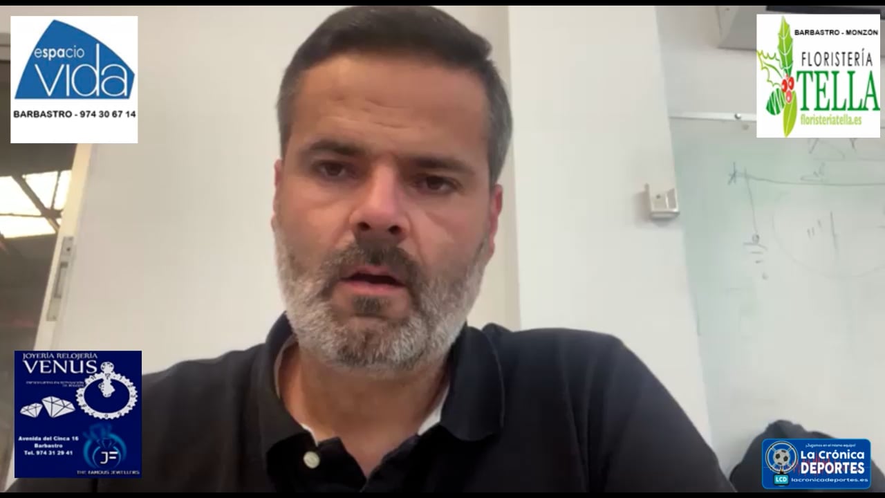 MOISÉS GUTIÉRREZ (Entrenador Sariñena) Sariñena 1-1 Tamarite / J33 / Preferente Gr1