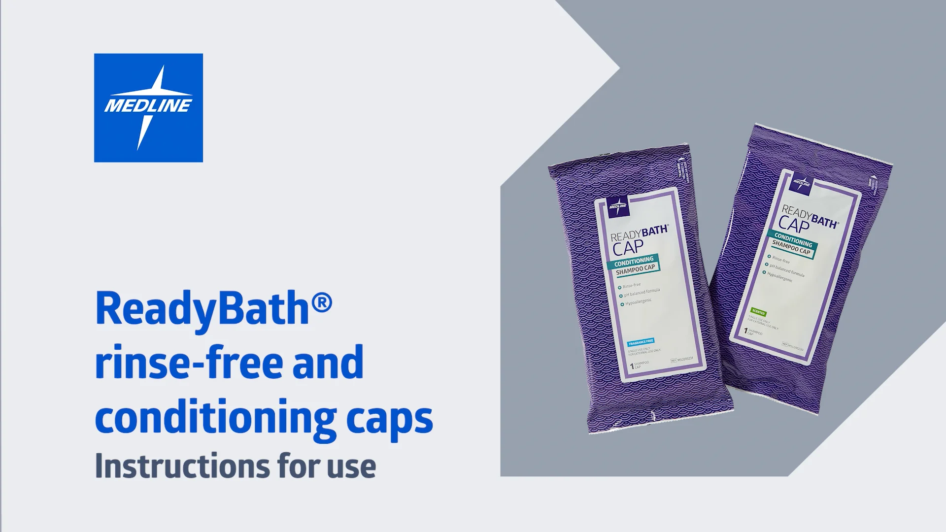 Medline readybath shampoo deals cap