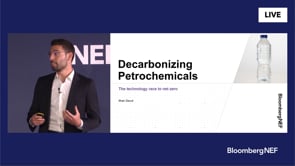 Watch "<h3>BNEF Talk: Decarbonizing Petrochemicals: The Technology Race to Net-Zero</h3>
Ilhan Savut, Senior Associate, Sustainable Materials, BloombergNEF"