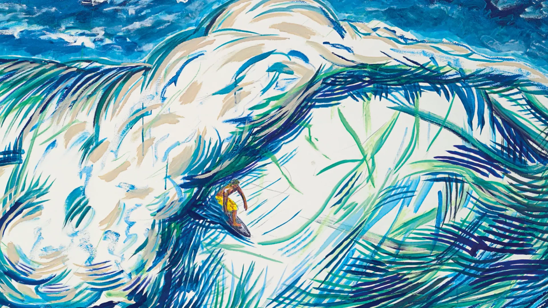 Point Break: Raymond Pettibon, Surfers and Waves | David Zwirner