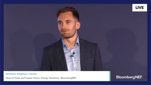 Watch "<h3>BNEF Talk: Europe’s Industrial Decarbonization: Blind Spots and Global Trade</h3>
Antoine Vagneur-Jones, Head of Trade and Supply Chains, Energy Transitions, BloombergNEF"