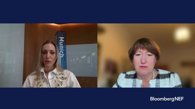 Watch "<h3>Executive interview: German Auto Industry Outlook</h3>
Hildegard Müller, President, German Association of the Automotive Industry interviewed by Elisabeth Behrmann, Autos Editor, Bloomberg News"