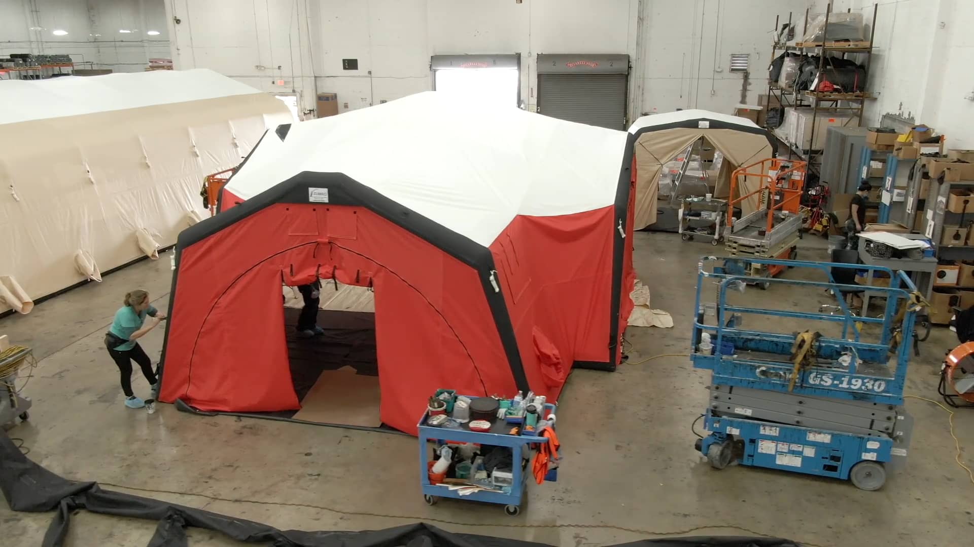 Zumro Inflatable Air Shelters - short on Vimeo