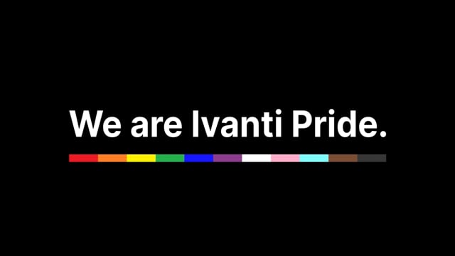 We are Ivanti Pride - Kelton Lindstrom
