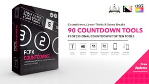 FCPX Countdowns - Professional Countdown and Top Ten Tools for Final Cut Pro - Pixel Film Studios