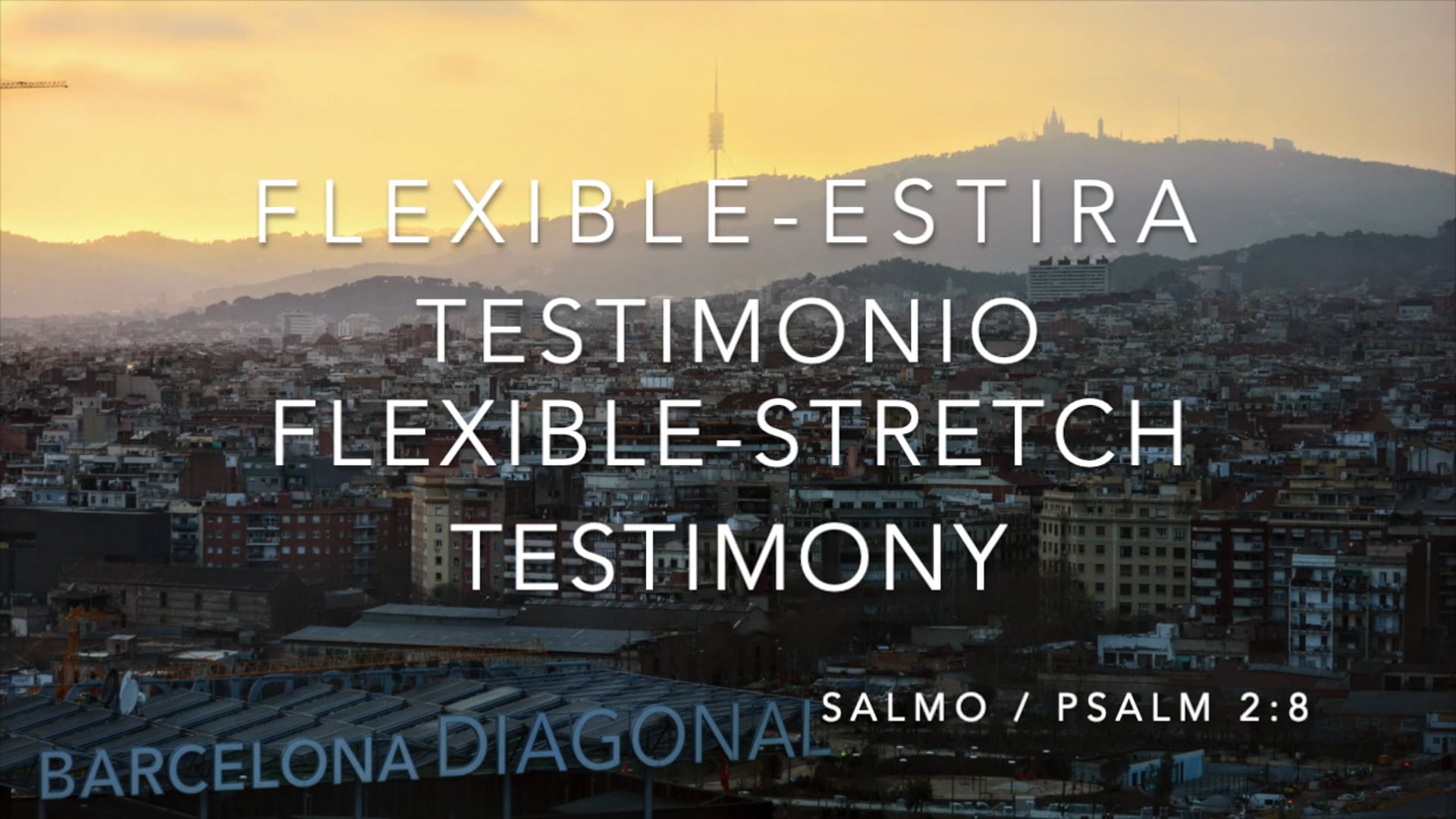 FLEXIBLE-ESTIRA TESTIMONIO / FLEXIBLE-STRETCH TESTIMONY