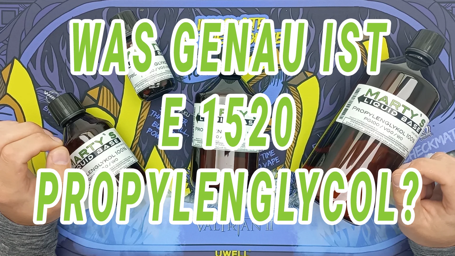 Was genau ist E 1520 Propylenglycol beim Dampfen?