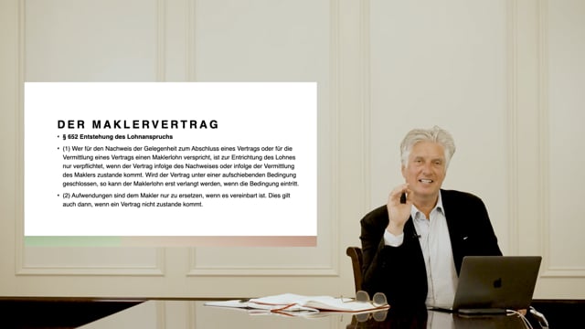 Der Maklervertrag im Überblick