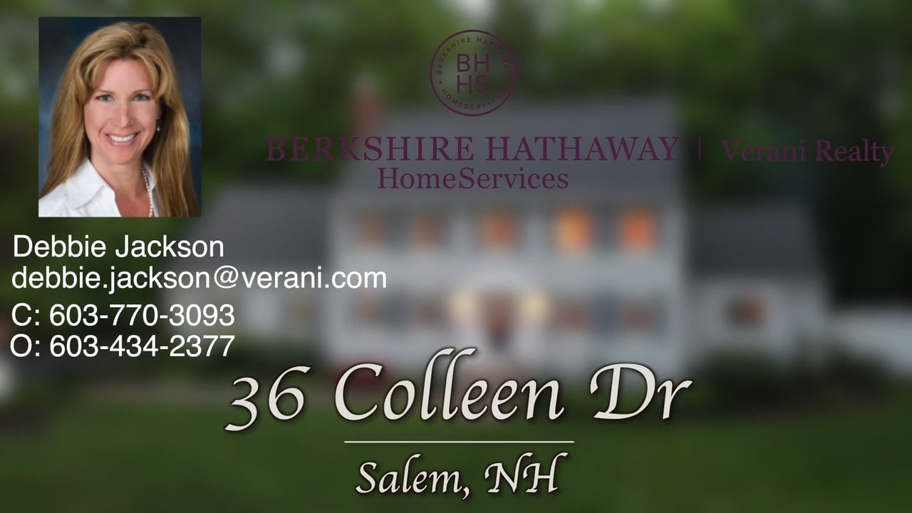 36 Colleen Debbie Jackson 36 Colleen Dr Salem, NH Debbie