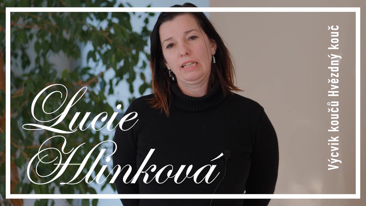 Lucie Hlinková mluví o svém koučovacím výcviku — videoreference