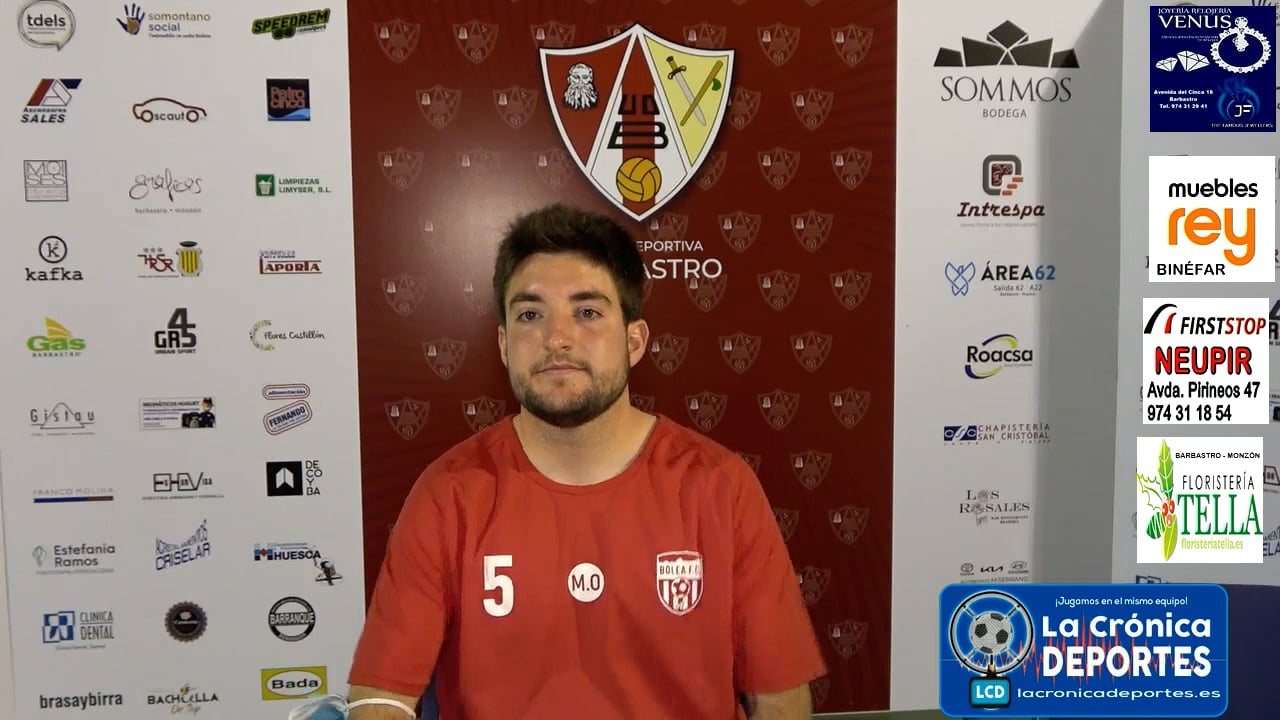 MARCOS OLIVÁN (Jugador Bolea) UDB Somontano 1-2 Bolea FC / Jornada 4 / Play Off de Ascenso a 1ª Regional