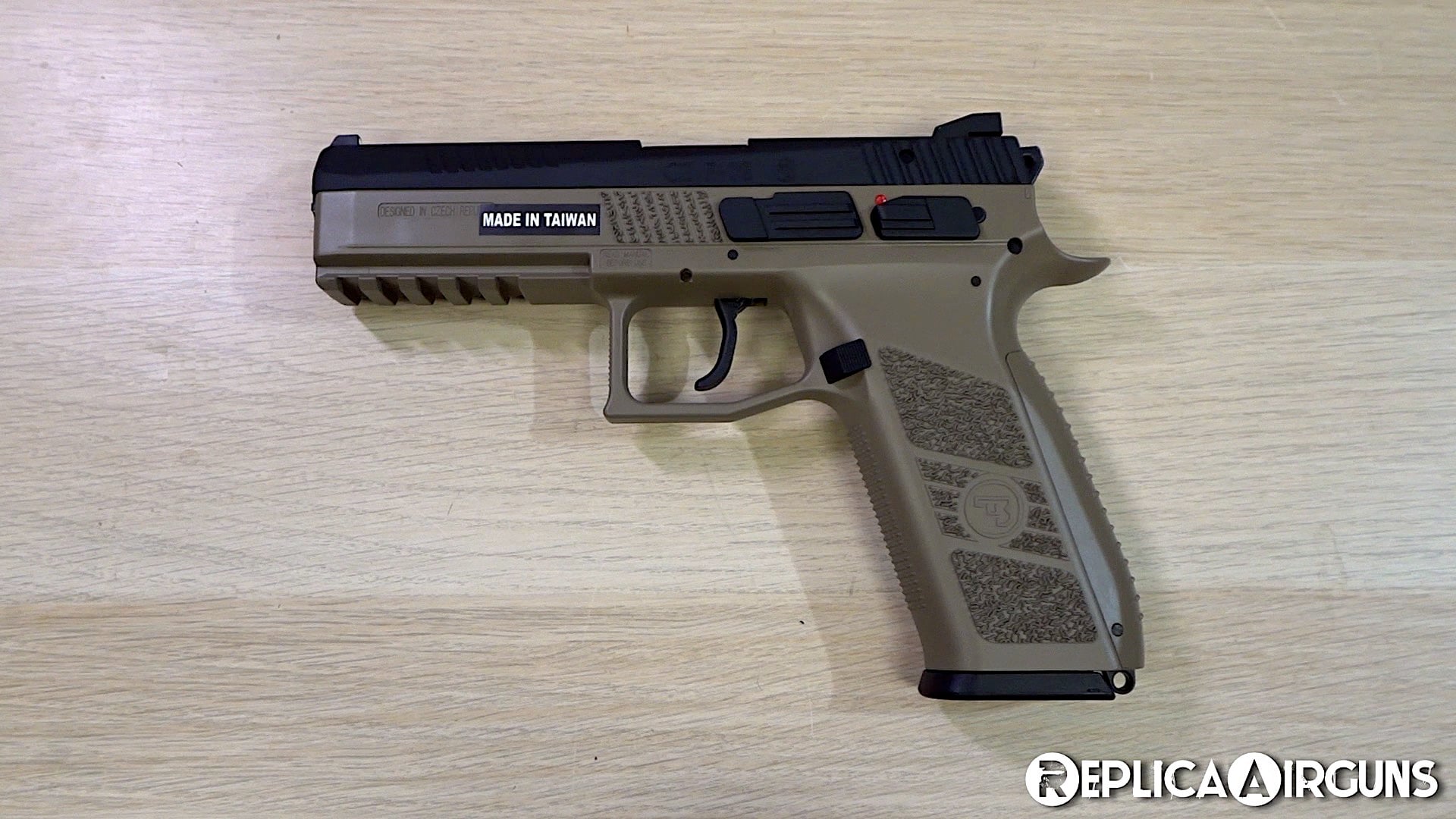 KJWorks CZ P-09 GBB Airsoft Pistol Table Top Review.mp4