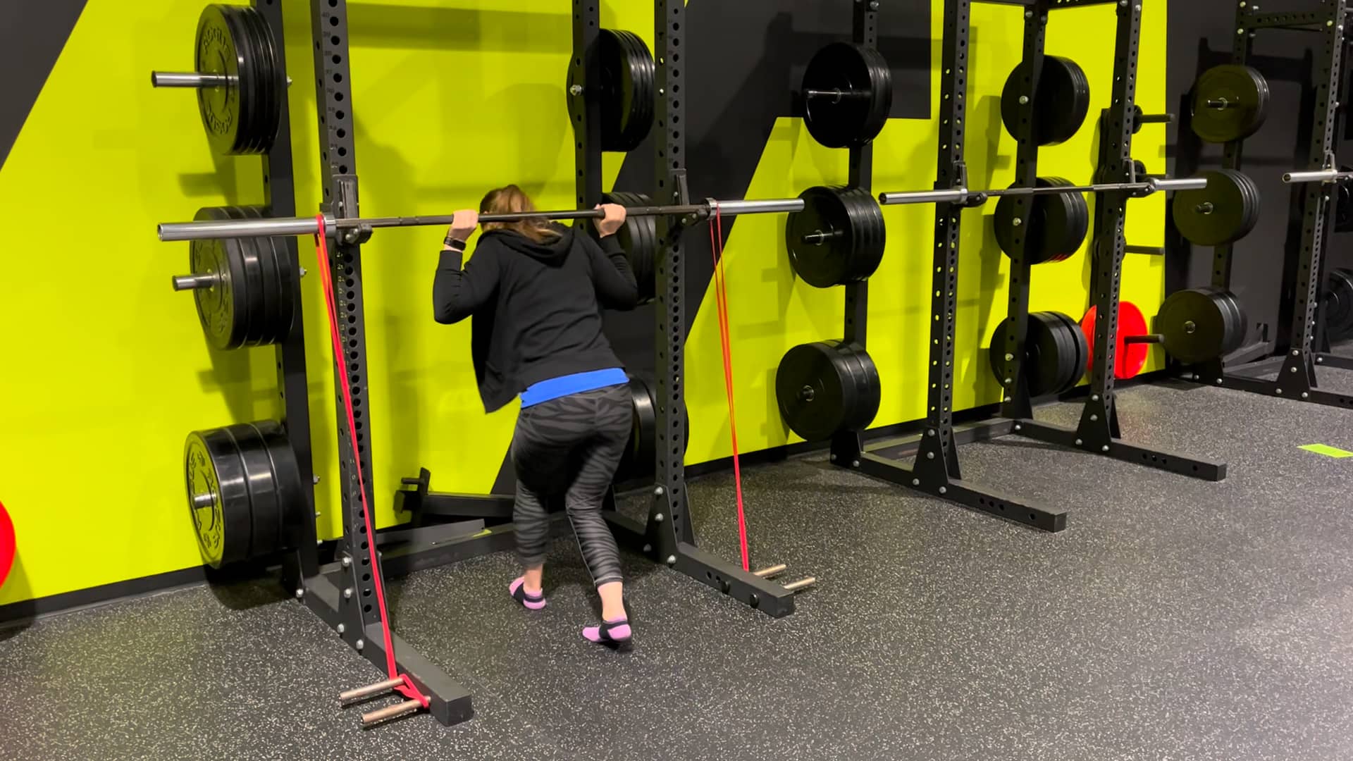 Banded Barbell Squats on Vimeo