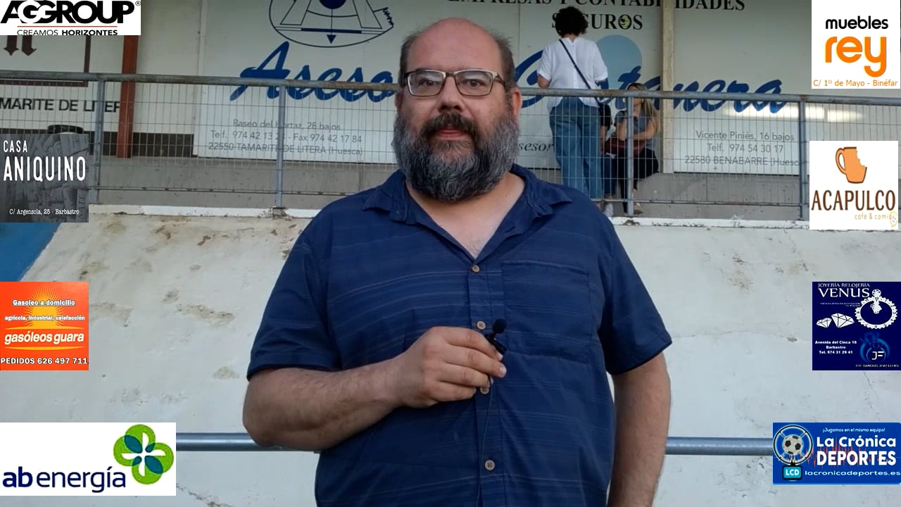 JUAN SÁNCHEZ (Presidente CDJ Tamarite) Tamarite 0-3 Internacional Huesca / J34 / Preferente Gr1