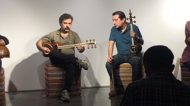 Playing traditional Persian instruments 2