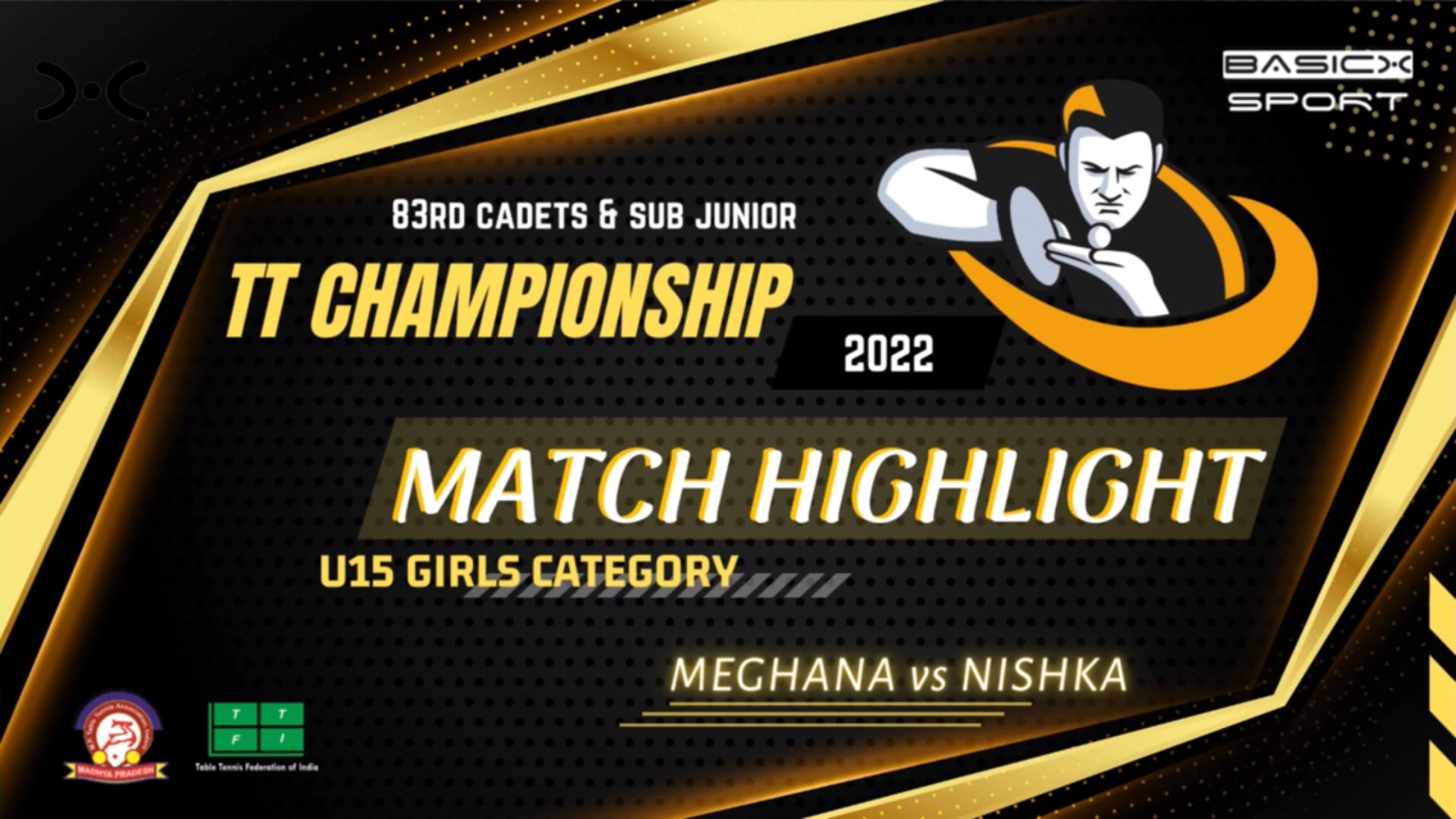 U15 Girls I Meghana VS Nishika I Match Highlight
