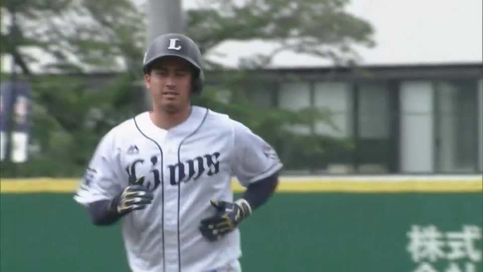 【ファーム】ライオンズ・ブランドン 勝ち越しの2ランホームランを放つ!! 2022年5月31日 埼玉西武ライオンズ 対 東北楽天ゴールデンイーグルス
