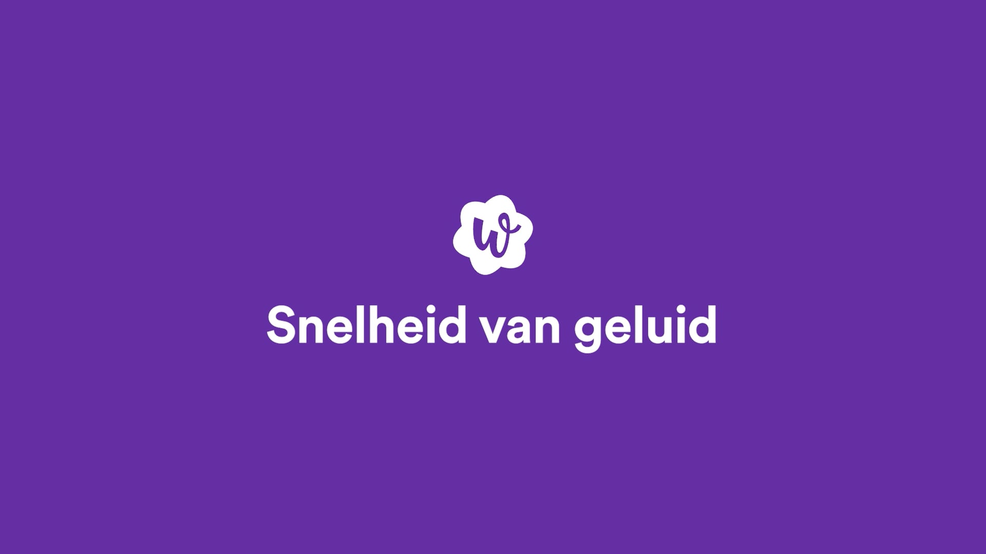 Snelheid van geluid oefenen StudyGo