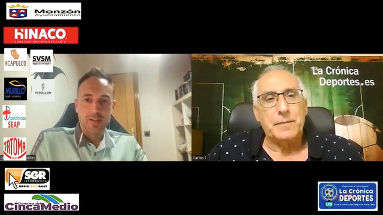 DAVID  GIMÉNEZ, ENTRENADOR DEL C.D.BINEFAR  QUE JUGÓ SU  2º PLAY OFF CONSECUTIVO