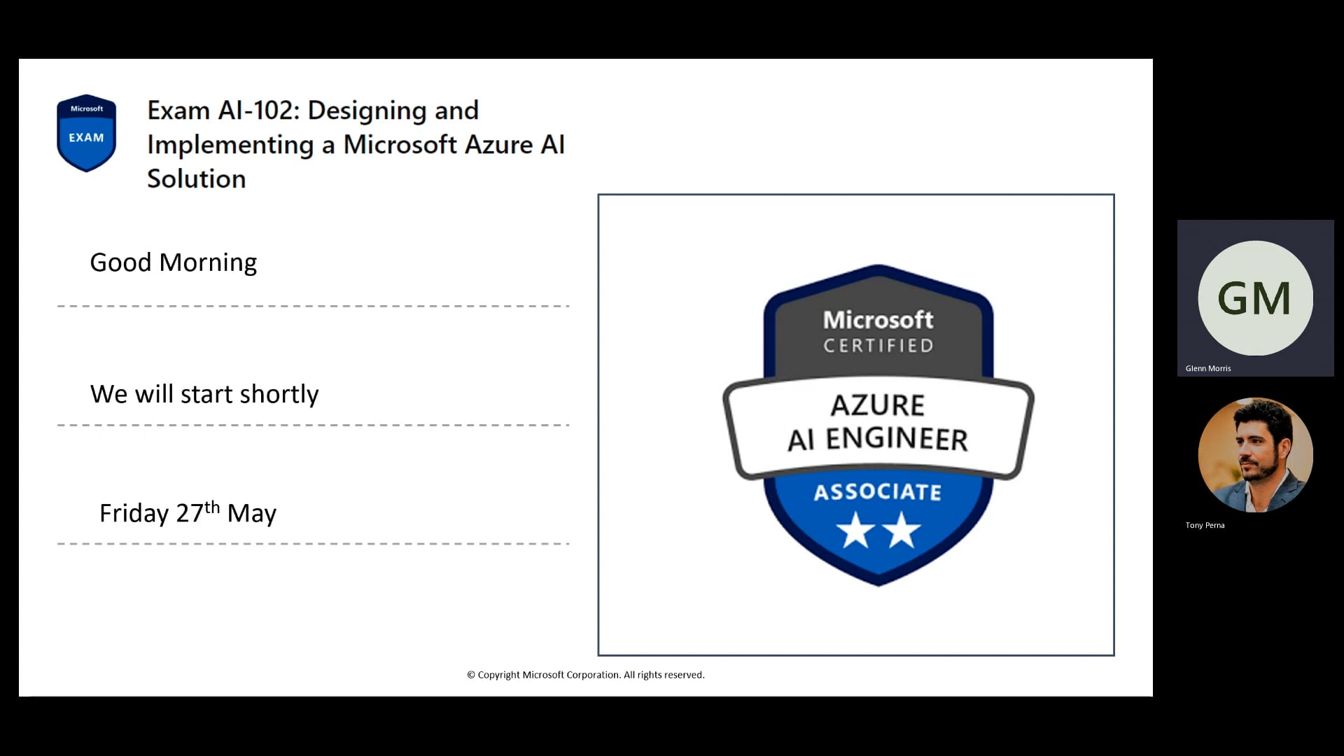 AI 102 - Microsoft Azure AI Engineer Associate Certification For PwC On ...